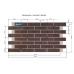 Фасадная Retro Brick Masala от производителя  Термопанели Аляска по цене 1 950 р