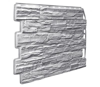 Фасадные панели Скол -  Светло- серый от производителя  Fineber по цене 565 р